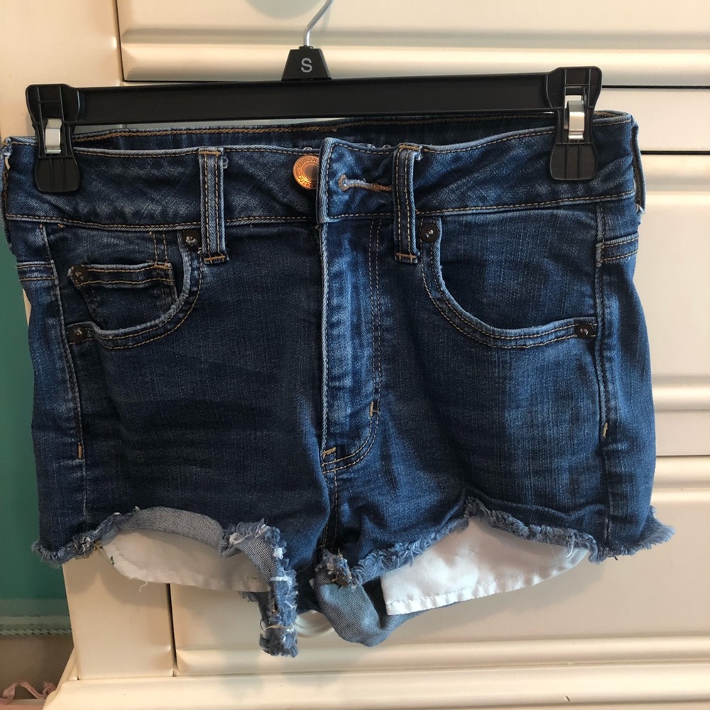 Denim shorts